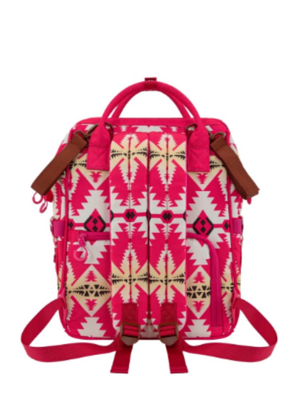 Wrangler Pink Aztec Print Backpack - Picture 3 of 3